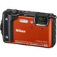 Nikon COOLPIX W300 Digital Camera (Orange) #26524 DEFECTIVE Nikon