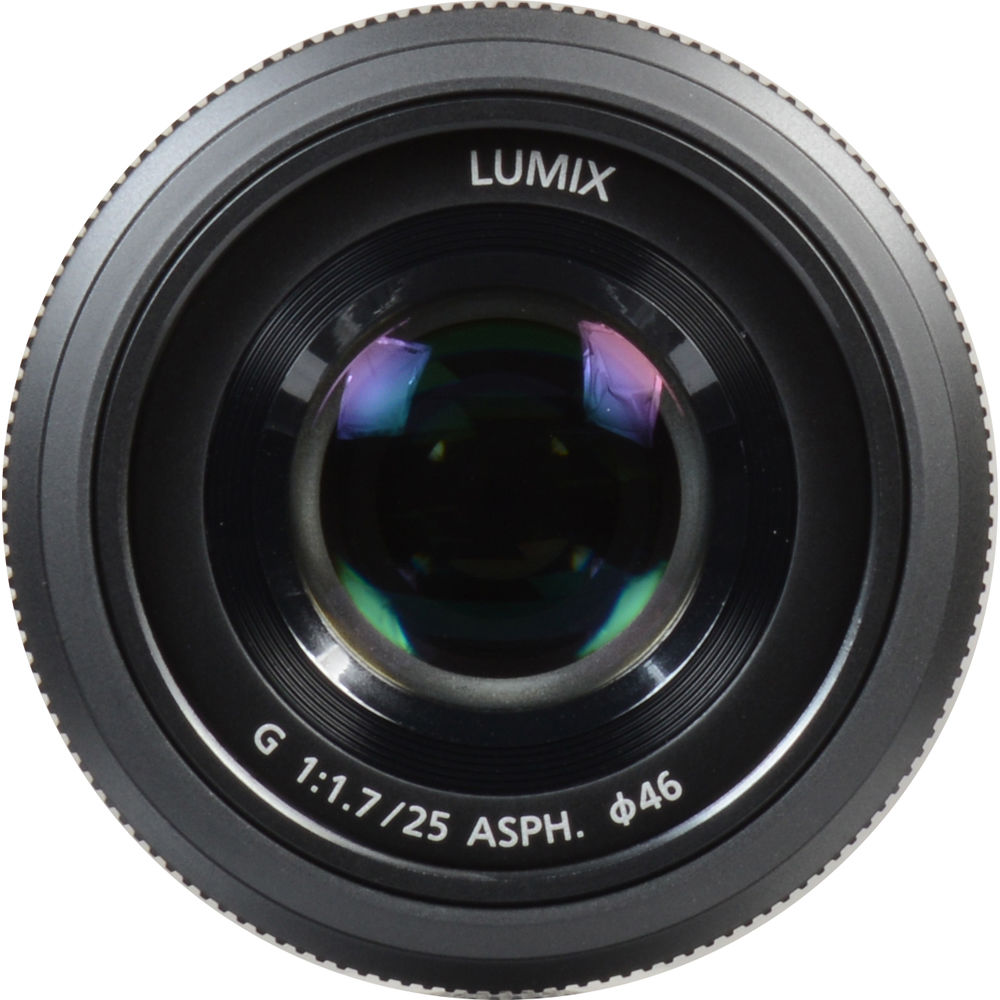 Panasonic H-H025K LUMIX G 25mm/F1.7 Lens (Black) - H-H025K