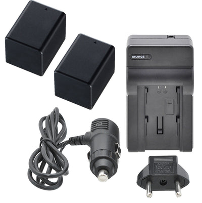 Replacement BP-727 Charger and 2x Battery for Canon VIXIA HF R300 R400 R500 R32