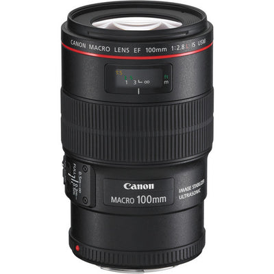 Canon EF 100mm f/2.8L Macro IS USM Lens - 3554B002