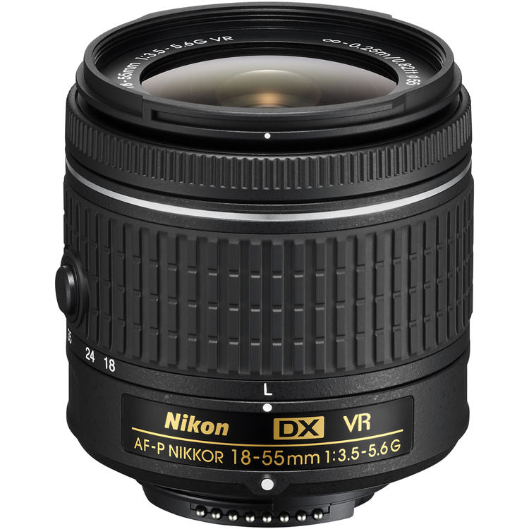 Nikon AF-P DX NIKKOR 18-55mm f/3.5-5.6G VR Lens Filter Bundle - New in White Box