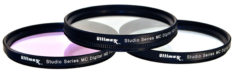 3 Piece Multi Coated HD Filter Kit 40.5mm (UV, CPL, FLD) for DSLR Camera