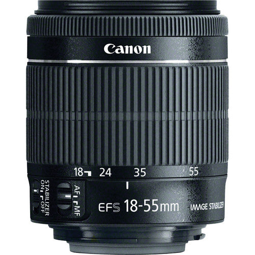 Canon EF-S 18-55mm f/3.5-5.6 IS STM Lens STARTER BUNDLE WHITE BOX