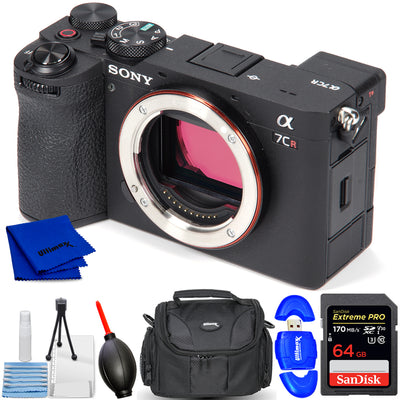 Sony a7CR Mirrorless Camera (Black) ILCE-7CR/B - 7PC Accessory Bundle