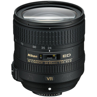 Nikon AF-S NIKKOR 24-85mm f/3.5-4.5G ED VR Lens - USED