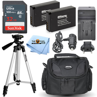 Accessory Bundle Kit for Canon SX70 EOS M50 M50 II SL1 M100 M200