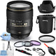 Nikon AF-S NIKKOR 24-120mm f/4G ED VR Lens 2193 + Filter Kit + Lens Pouch Bundle Nikon