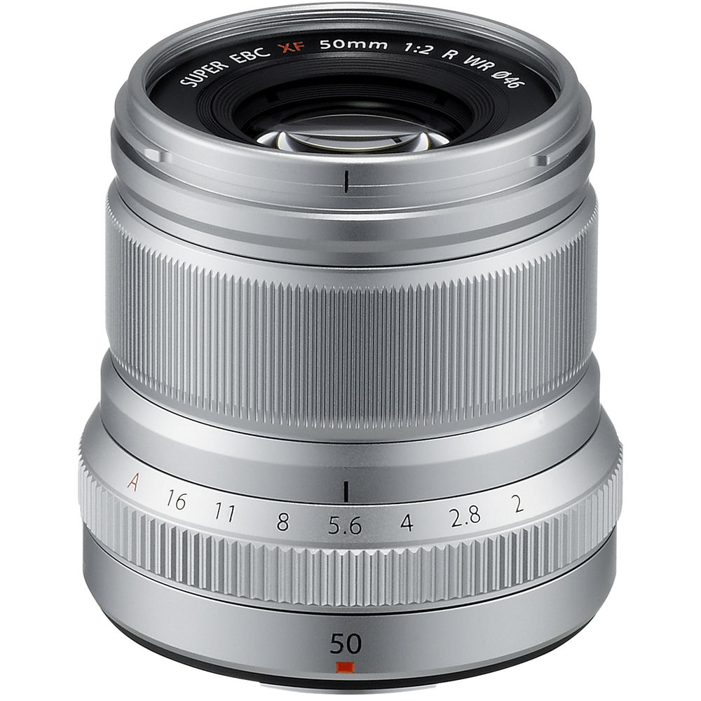 FUJIFILM XF 50mm f/2 R WR Lens (Silver) - 16536623