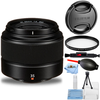 FUJIFILM XC 35mm f/2 Lens 16647434 - 7PC Accessory Bundle