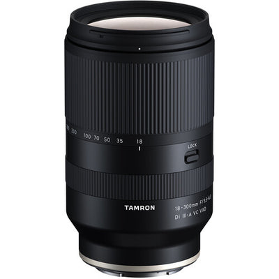 Tamron 18-300mm f/3.5-6.3 Di III-A VC VXD Lens for Sony E - 15PC Accessory Kit