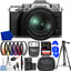 FUJIFILM X-T5 Mirrorless Camera with 16-80mm Lens Silver - 14PC Accessory Bundle