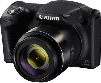 Canon PowerShot SX430 IS Digital Camera 1790C002 - Essential 128GB Bundle
