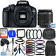 Canon EOS 4000D/Rebel T100 with 18-55mm + 64GB + Filter Kit + Backpack Bundle Canon