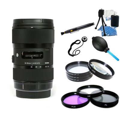 Sigma 18-35mm f/1.8 DC HSM Lens for Nikon LENS BUNDLE! Brand New!