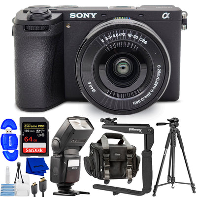 Sony a6700 Mirrorless Camera with 16-50mm Lens ILCE-6700L - 10PC Accessory Kit