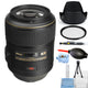 Nikon AF-S VR Micro-NIKKOR 105mm f/2.8G IF-ED Lens 2160 - UV Filter Bundle Nikon