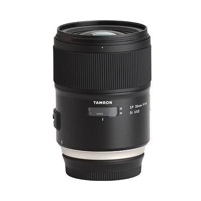 Tamron SP 35mm f/1.4 Di USD Lens for Nikon F + UV Filter + Lens Hood Bundle