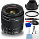 Canon EF-S 18-55mm f/3.5-5.6 IS II Autofocus Lens - 7PC Accessory Bundle Canon