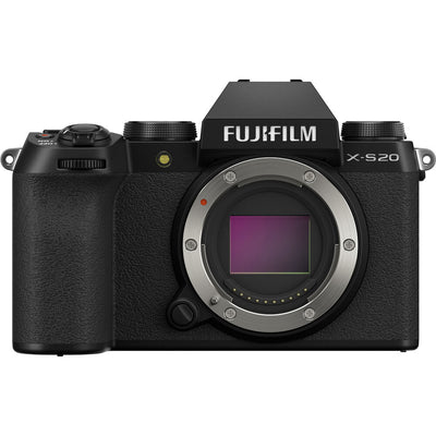 FUJIFILM X-S20 Mirrorless Camera (Body, Black) 16781852 - 7PC Accessory Bundle