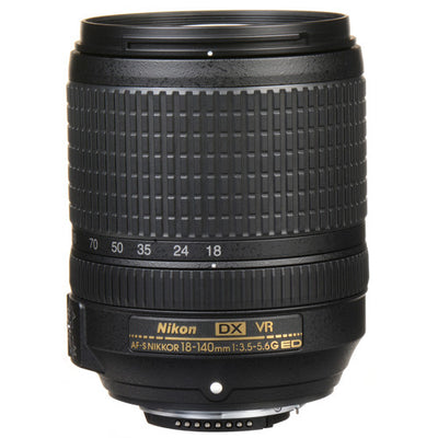 Nikon AF-S DX NIKKOR 18-140mm f/3.5-5.6G ED VR Lens - 2213 New in White Box