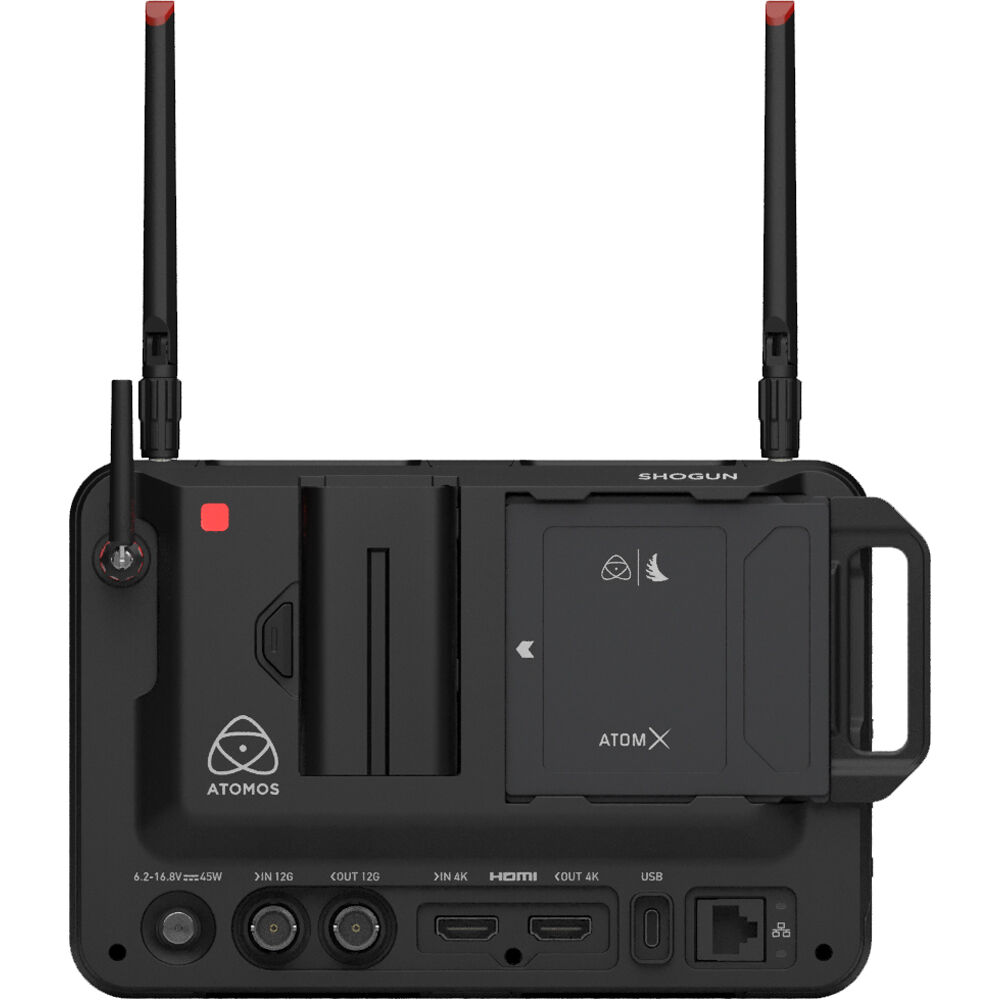 Atomos SHOGUN CONNECT 7" Network-Connected HDR Video Monitor & Recorder 8Kp30/4Kp120 Bundle 1