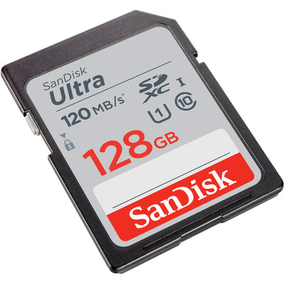SanDisk 128GB Ultra SDHC UHS-I / Class 10 Memory Card 120MB/s SDSDUN4-128G-GN6IN