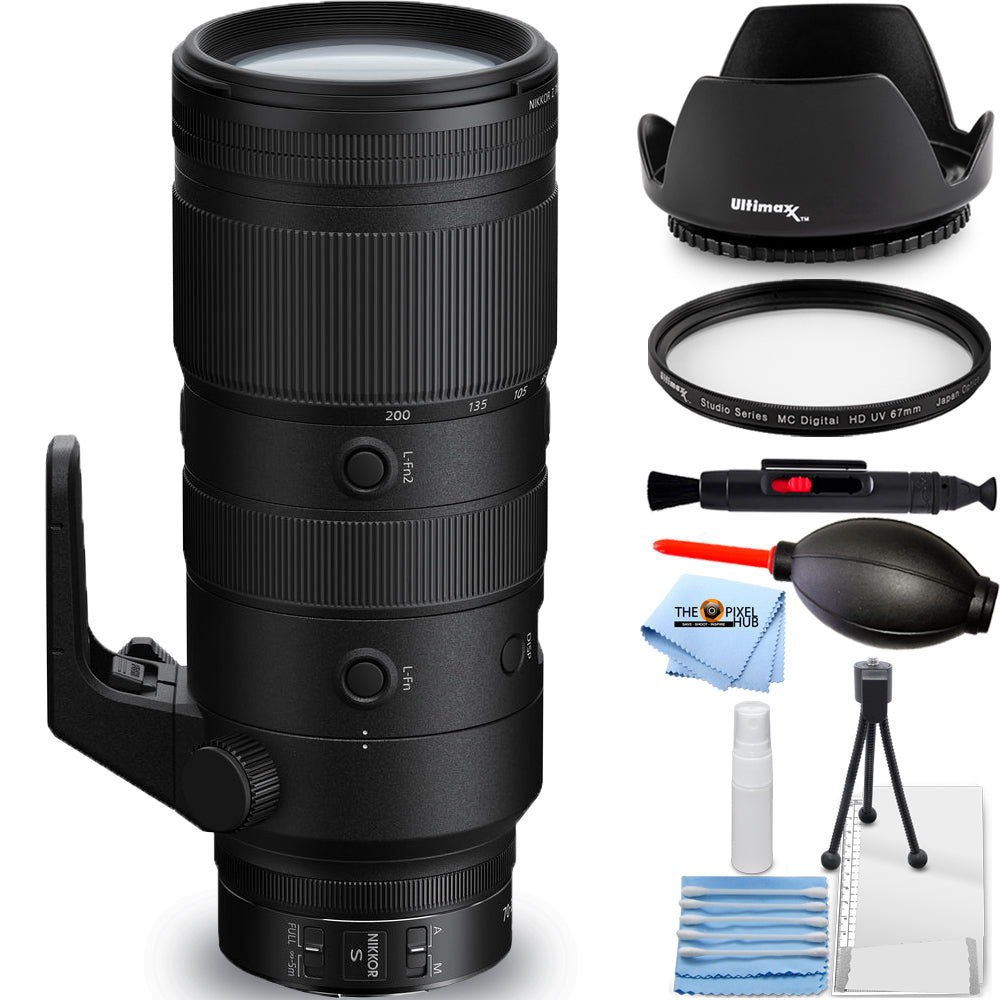 Nikon NIKKOR Z 70-200mm f/2.8 VR S Lens 20091 - Essential UV Filter Bundle