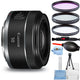 Canon RF 50mm f/1.8 STM Lens 4515C002 - Essential Filter Kit Bundle Canon