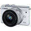 Canon EOS M200 Mirrorless Digital Camera with 15-45mm Lens (White) + 128GB Kit