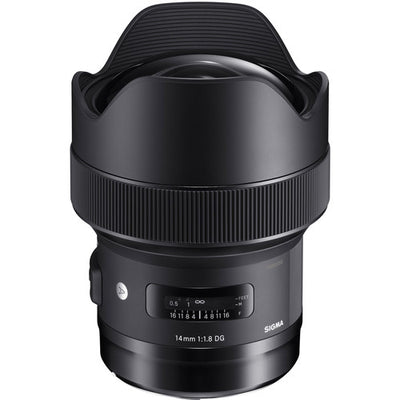 Sigma 14mm f/1.8 DG HSM Full Frame Wide Angle Art Lens for Nikon F-Mount DSLRs