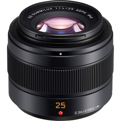 Panasonic Leica DG Summilux 25mm f/1.4 II ASPH. Lens + Macro Filter Kit Bundle