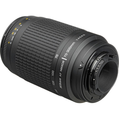 Nikon AF Zoom Nikkor 70-300mm f/4-5.6G Lens 1928 - Essential UV Filter Bundle