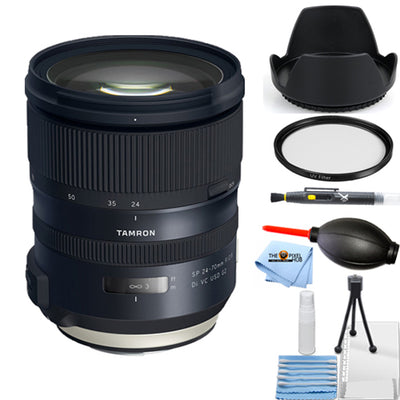 Tamron SP 24-70mm f/2.8 Di VC USD G2 Lens for Canon EF - Essential UV Bundle