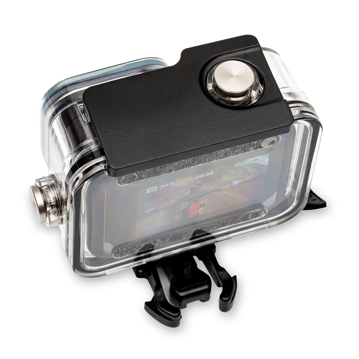 45m/147ft Waterproof Housing Transparent Protective Case for GoPro HERO8