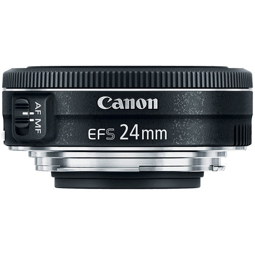 Canon EF-S 24mm f/2.8 STM Lens 9522B002 + UV Ultraviolet Filter Bundle