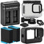 Ultimaxx Accessory Kit for GoPro HERO9 HERO10 HERO11 + 2 BATT + Waterproof Case